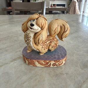 Disney Lady & Tramp (Peg) Flirtatious Peg American folk art Jim Shore figurine